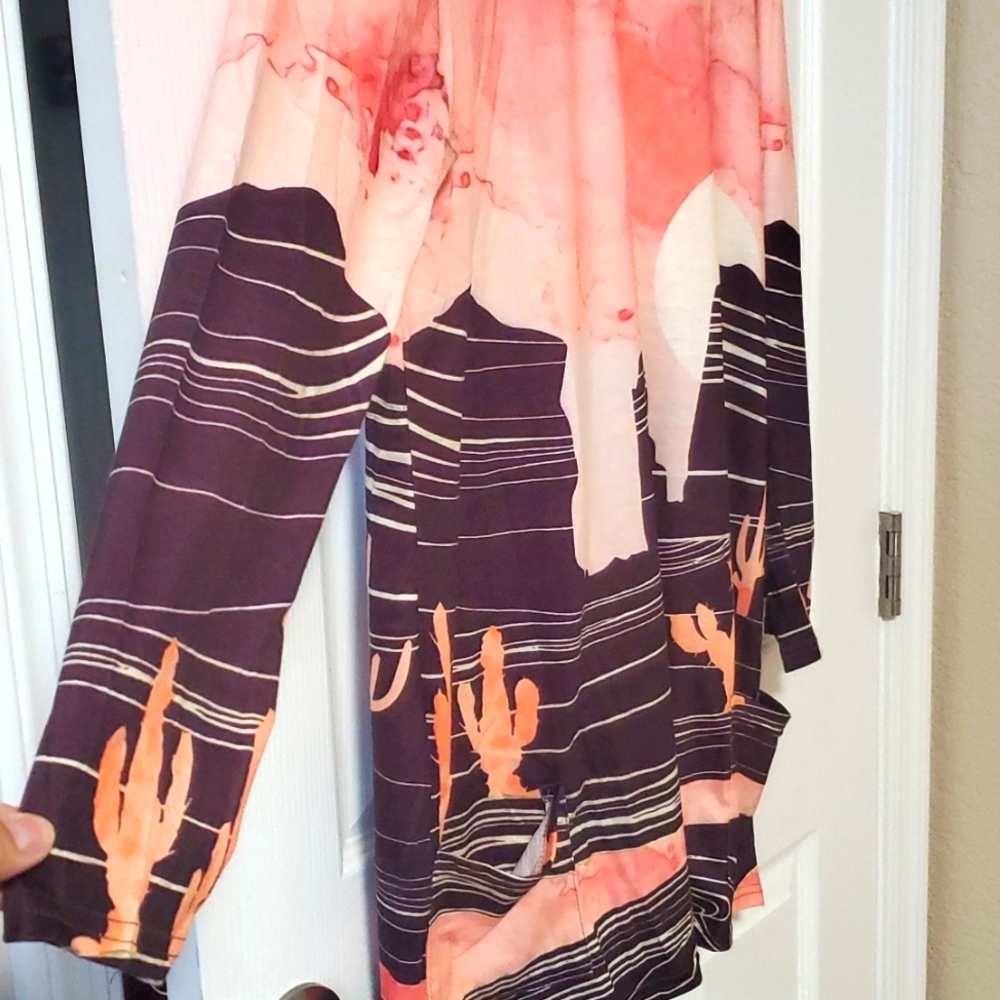 Graphic tunic